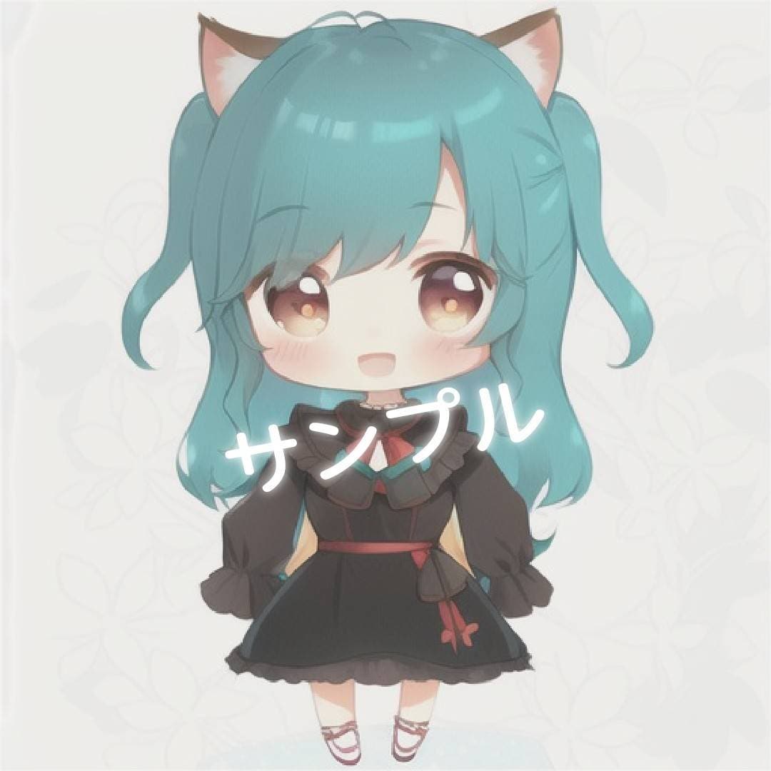 3000円で可愛いミニキャラ描きます 商品可能です！ふわふわテイストで可愛い イメージ2