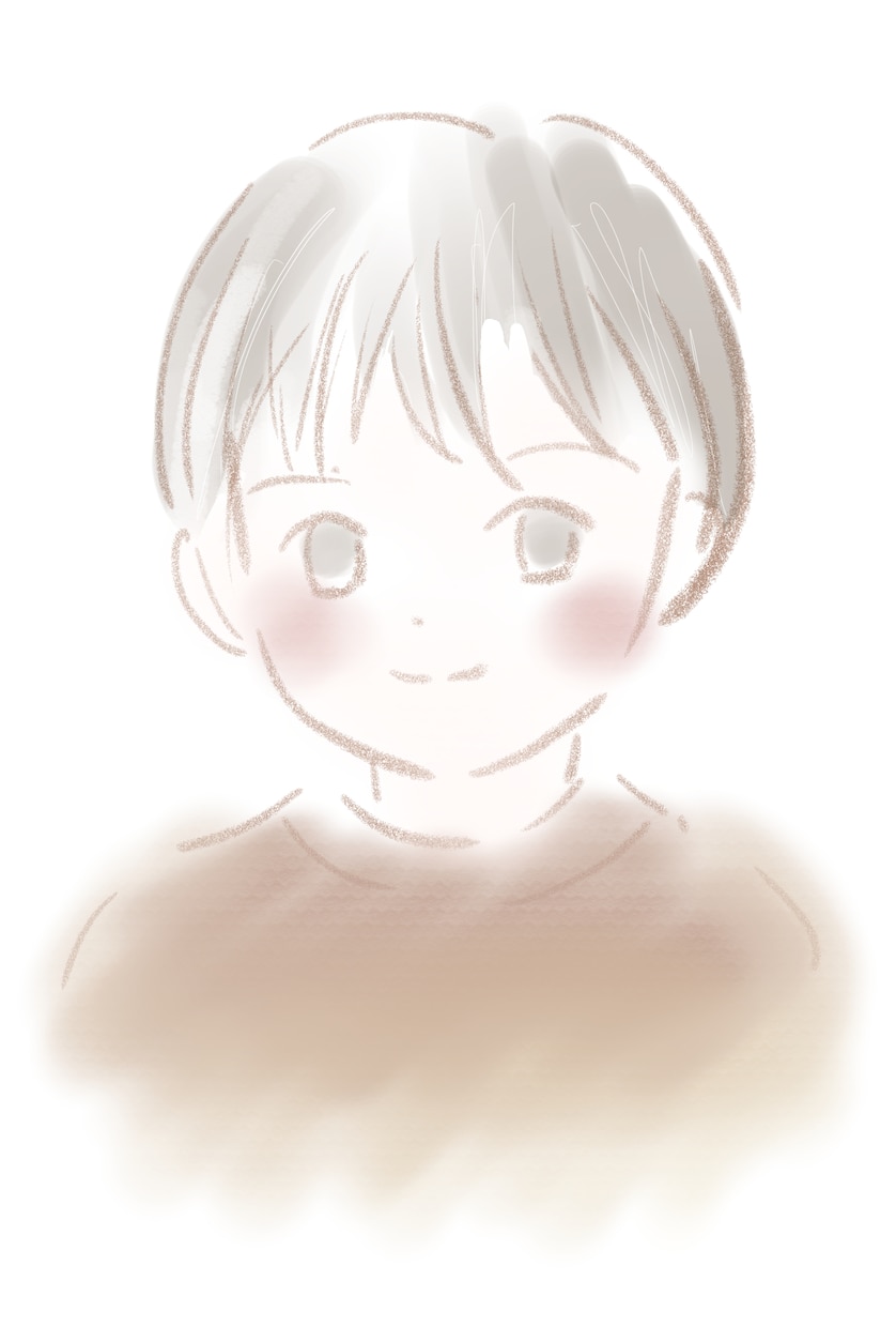 優しい雰囲気の似顔絵描きます 最短即日でシンプルなふんわりタッチの似顔絵描きます イメージ5