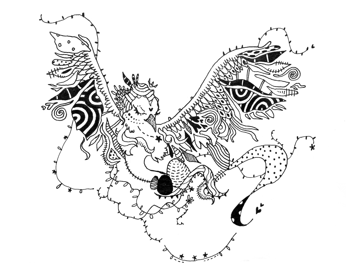 ご希望のモチーフをテーマにした白黒イラスト描きます CD、書籍、表紙など、モノクロのイラストを使ってみませんか？ イメージ4
