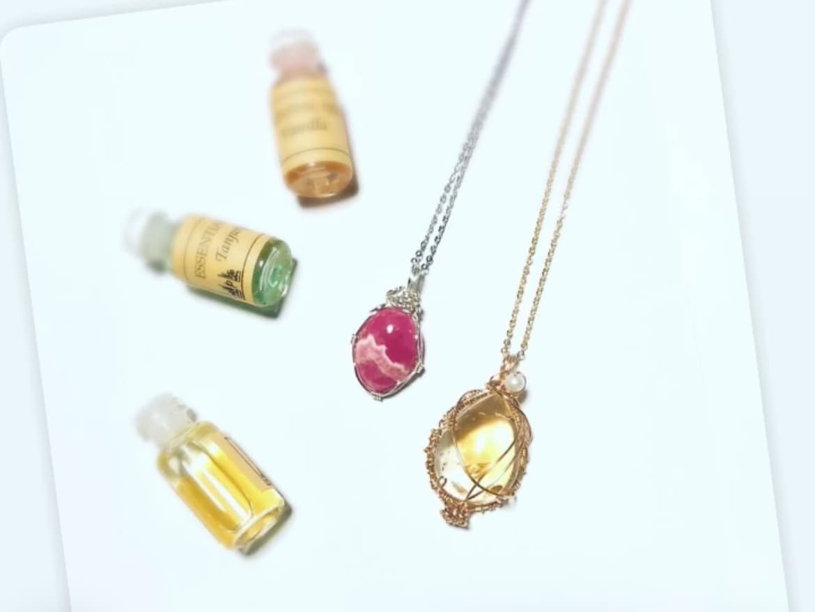 天然石をワイヤーでラッピングします 天然石が好きな方必見です！！大切なアクセサリーつくります イメージ3