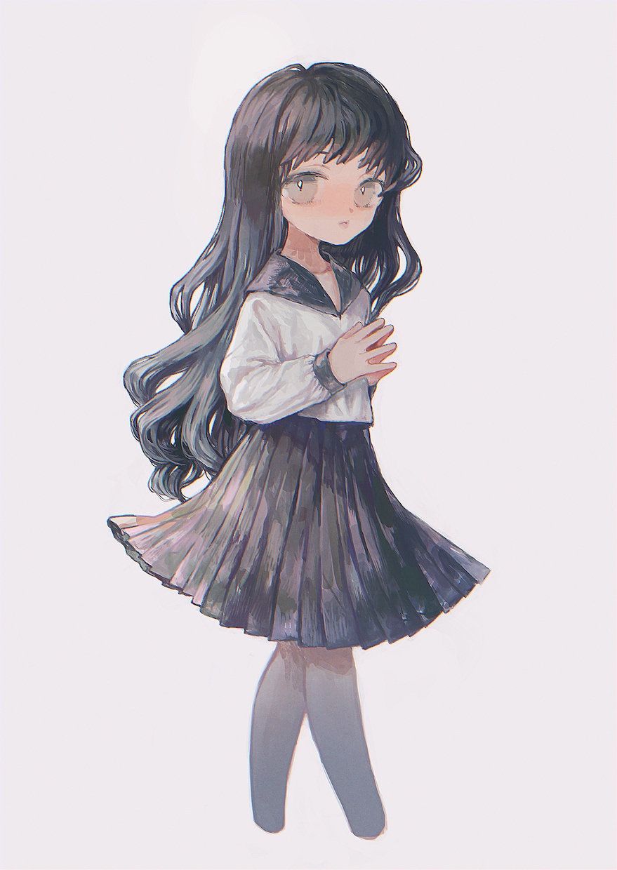 メイドさんなど　全身イラスト作成します 女の子ひとりの背景のないイラスト イメージ5