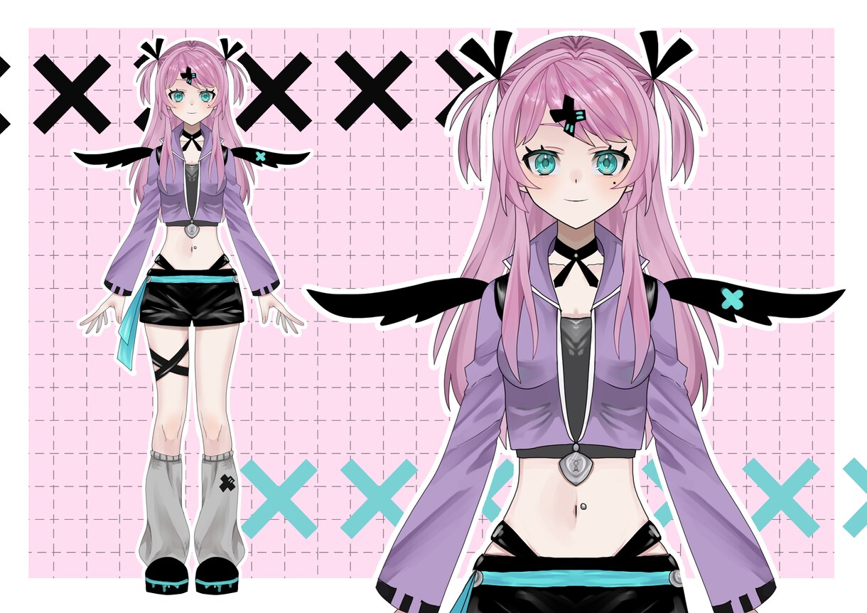キャラデザからパーツ分け制作します あなたのVtuber用キャラクター制作！ イメージ1