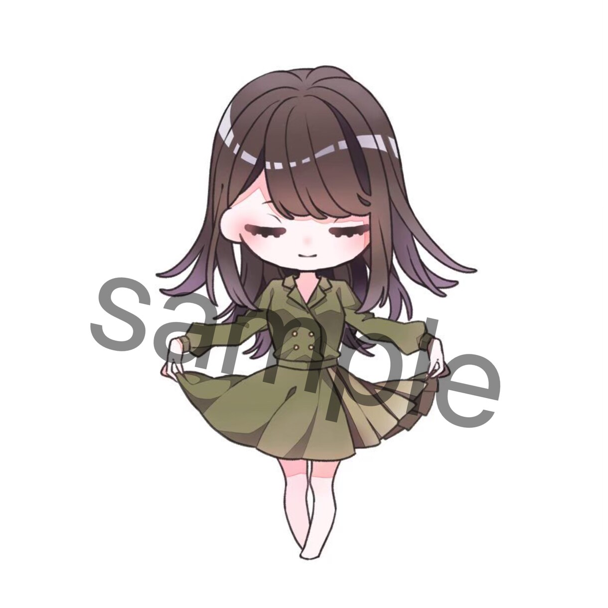 男の子も女の子も動物も！可愛いキャラ描きます アイコンにしたときにも綺麗に見える塗りや構図を意識します。 イメージ7