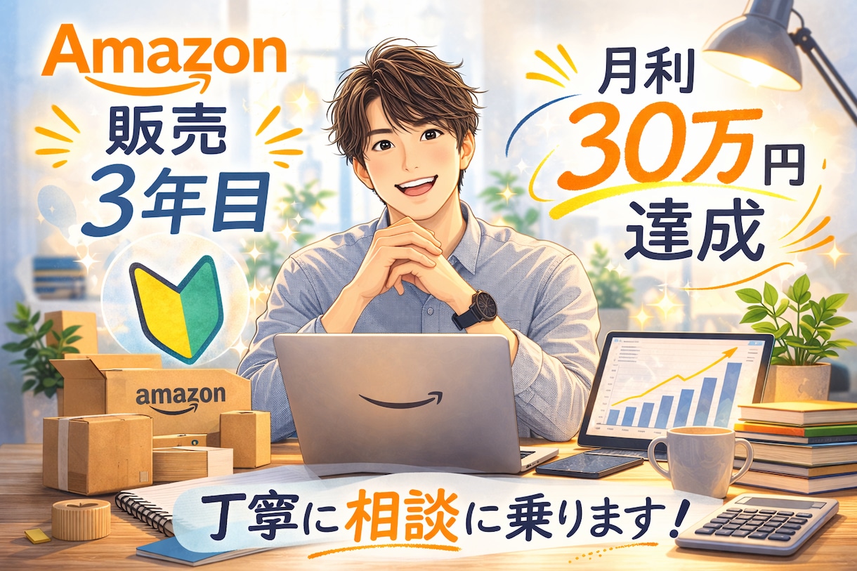 amazon初心者専用！現役プロが相談に乗ります 他の方はどうしてるの？調べてもわからない！にお答えします イメージ2