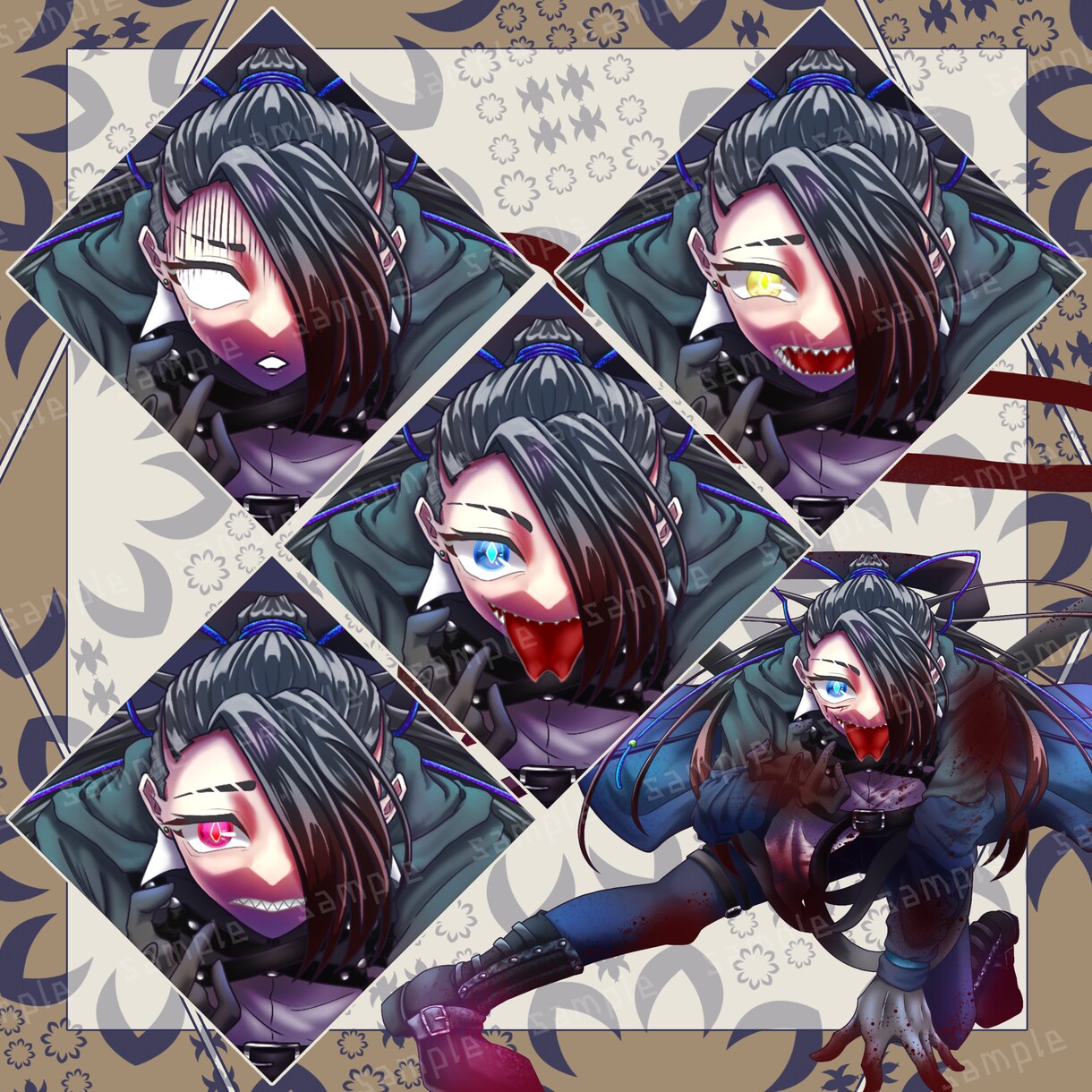 全身立ち絵制作いたします TRPG、動画、配信、ゲーム、アイコンなどに！ イメージ2