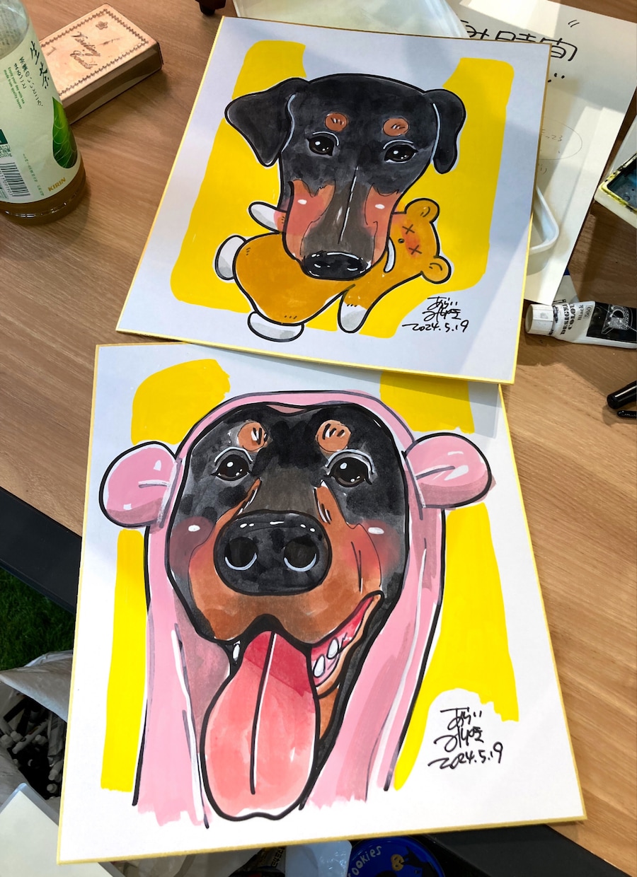 ワンちゃん・猫ちゃん(ペット)の似顔絵描きます 可愛いペットの姿を永遠に残しましょう！ イメージ6