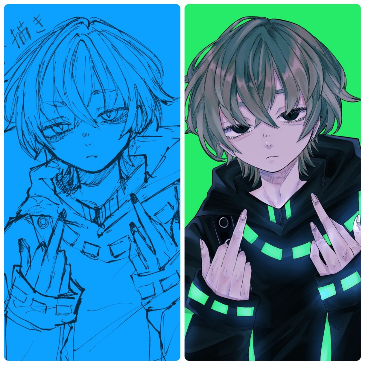 シンプルなアイコン描かせていただきます SNSアイコン、歌ってみた挿絵など、色々とお使い下さい。 イメージ2