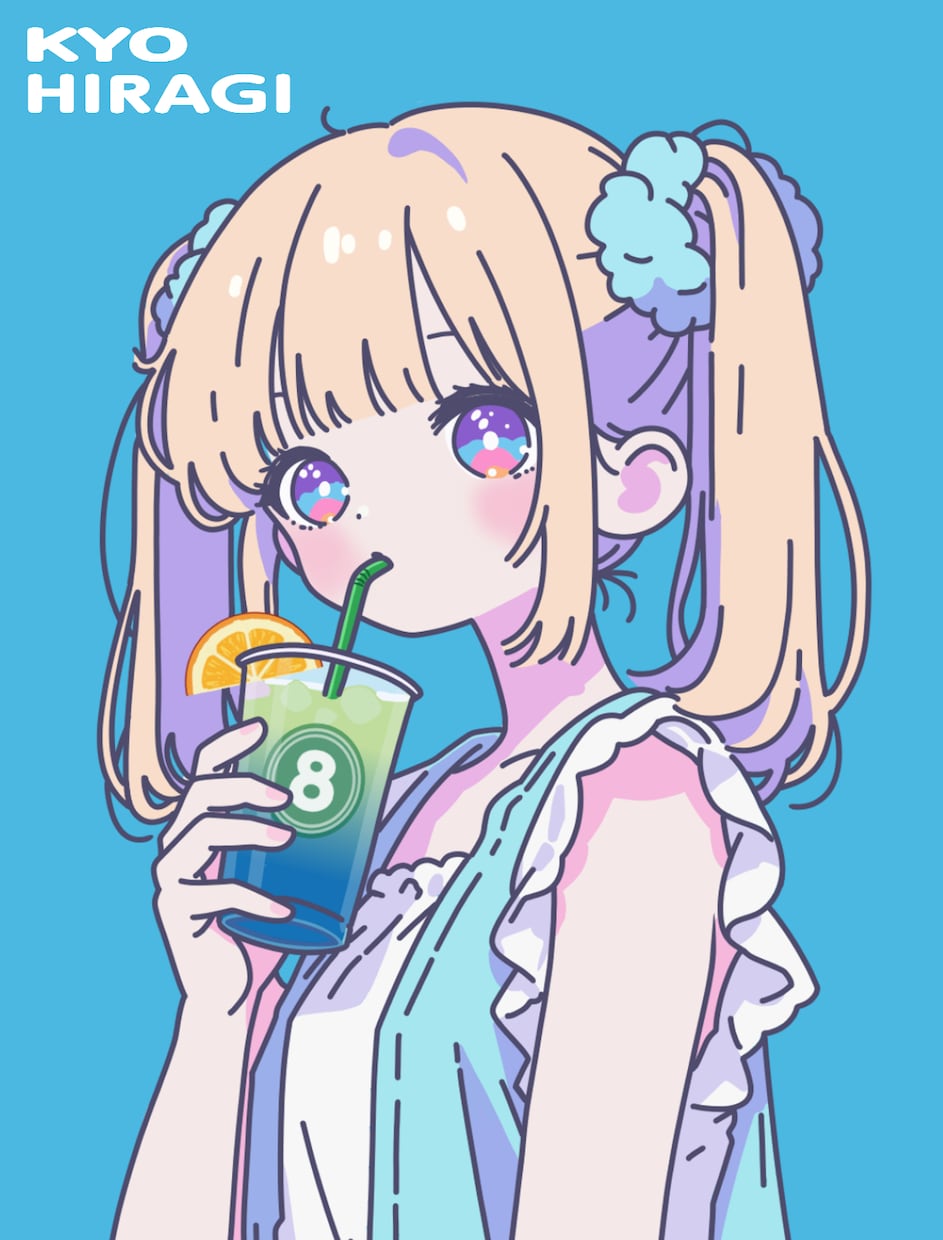 ポップでシンプルな可愛いイラスト描きます グッズ・SNSアイコン・配信背景・記念イラスト等に是非！ イメージ1