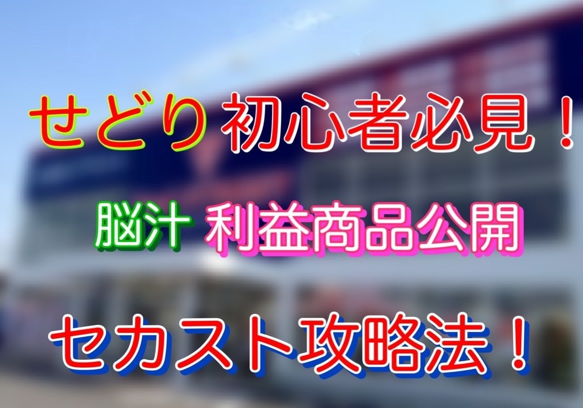 脳死】せどり初心者必見！セカスト攻略法教えます ブランド転売で仕入れるコツ、利益商品も紹介！すぐに行動できる イメージ1