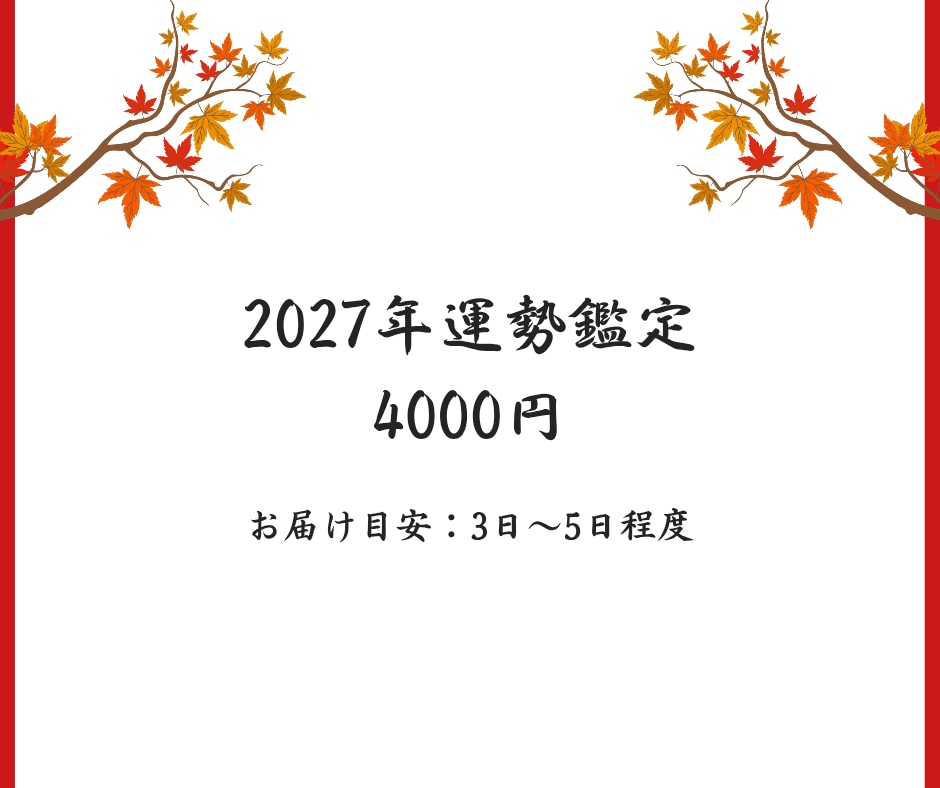 2027年運勢｜26年の霊視経験で鑑定します 早期に流れを知り着実に積み上げる年へ/運勢説明付き イメージ8
