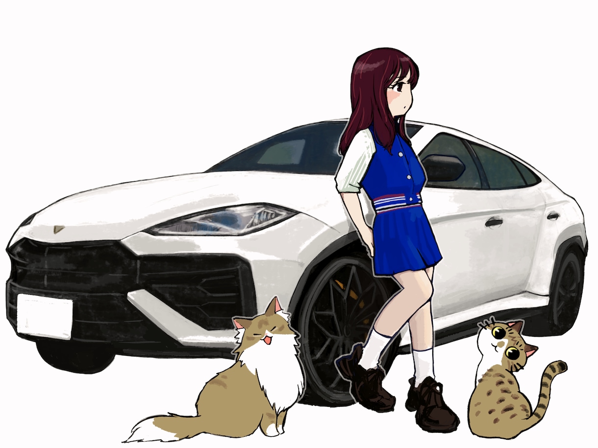 イラスト制作承ります 立ち絵、アイコン、サムネイル、一枚絵など イメージ1
