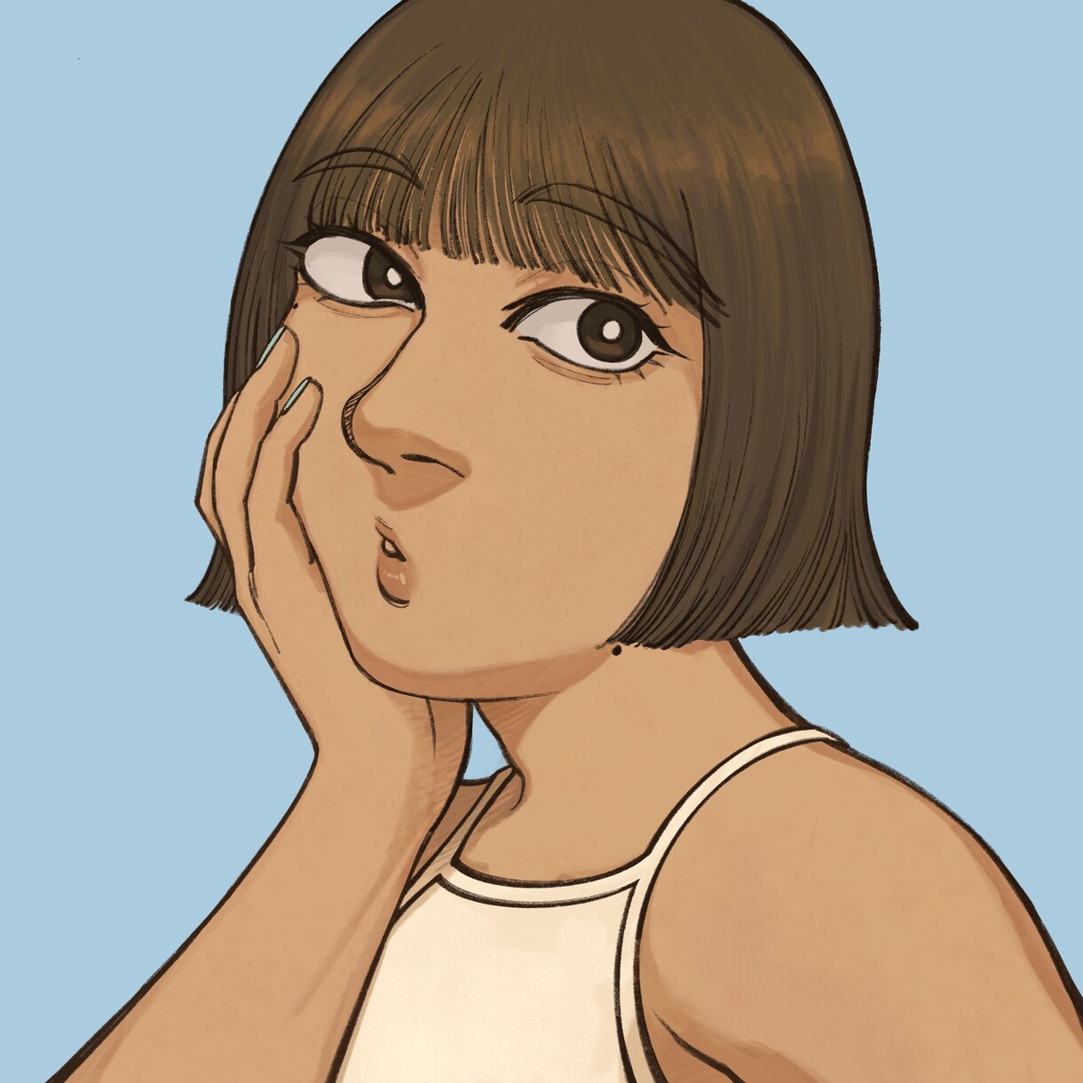 視線で語るイラスト描きます 骨格を意識した描写が得意です！お気軽にご相談ください〜 イメージ10
