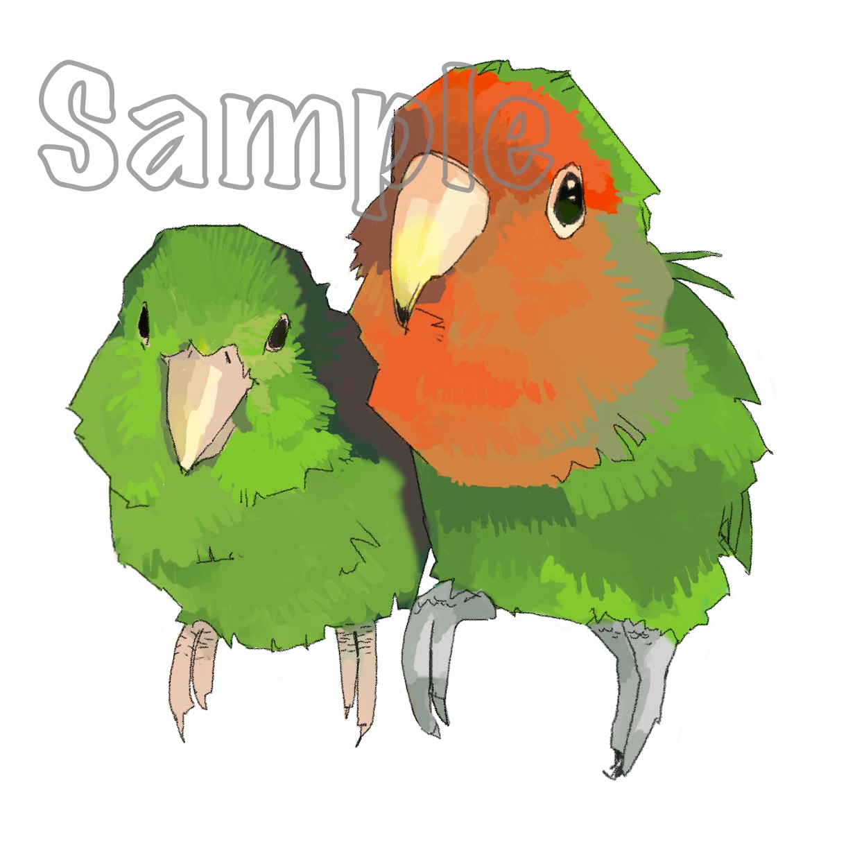 ちょっと崩してコミック調に☆ペット似顔絵描きます 印刷して観賞用、SNSアイコンにもぜひ!! イメージ3