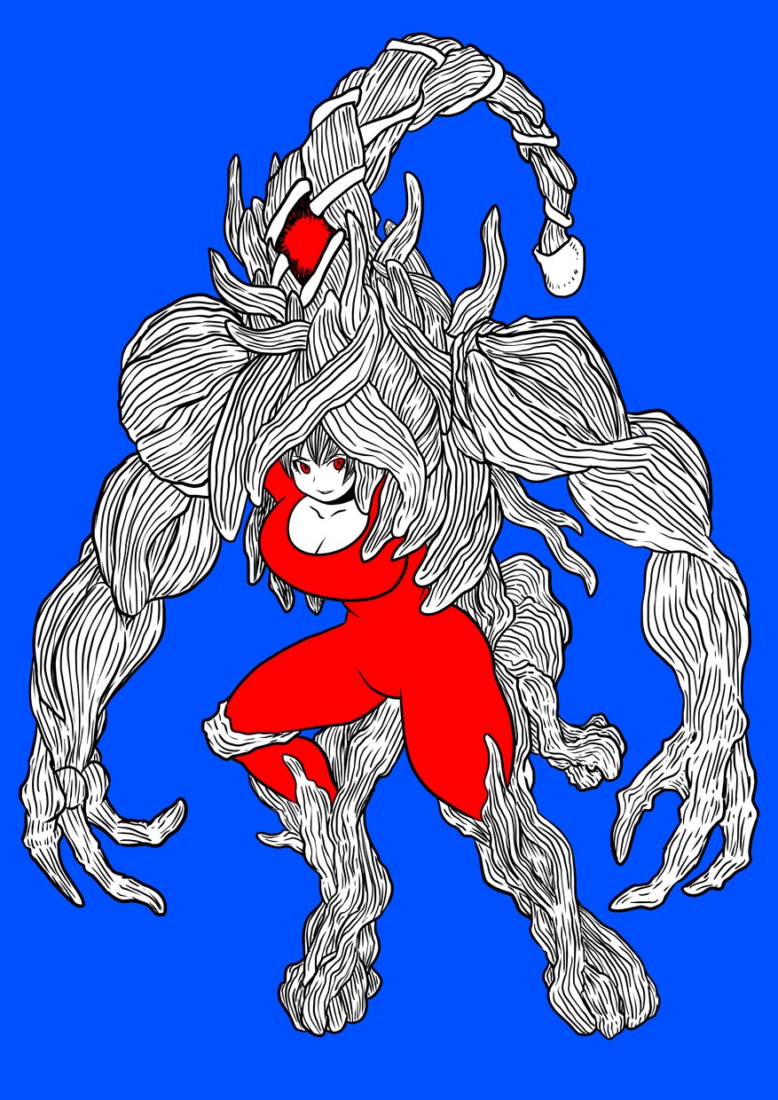 女の子モンスター描きます 女の子とモンスターの合体イラストを制作いたします イメージ3