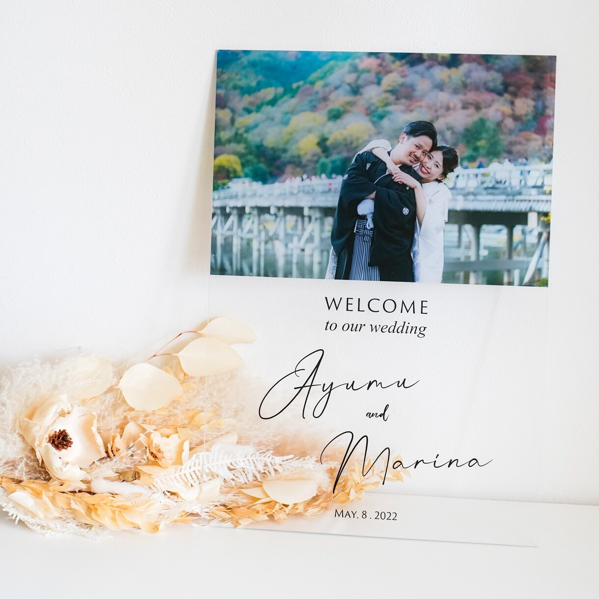 海外のような結婚式のウェルカムボードを製作します 海外のおしゃれなウェディングを演出できるウェルカムボード製作 イメージ6