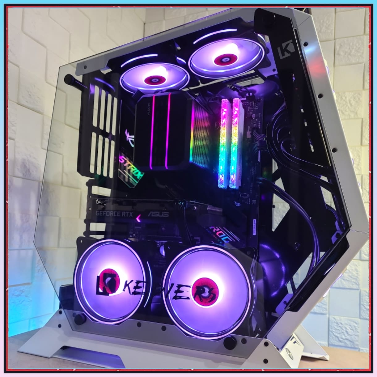 光るゲーミングPCお見積り、組立て 行います パーツの選定から組立てや初期設定など、まずはお見積りを！ イメージ3