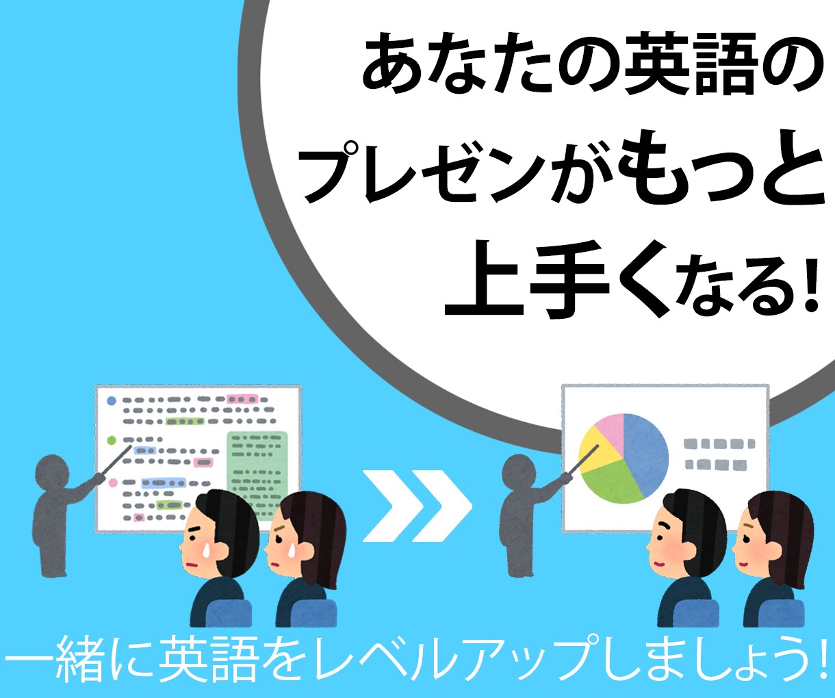 あなたのプレゼンを見て、一緒に英語を学びます 学校から経営陣向けまで英語をレベルアップしましょう！ イメージ1