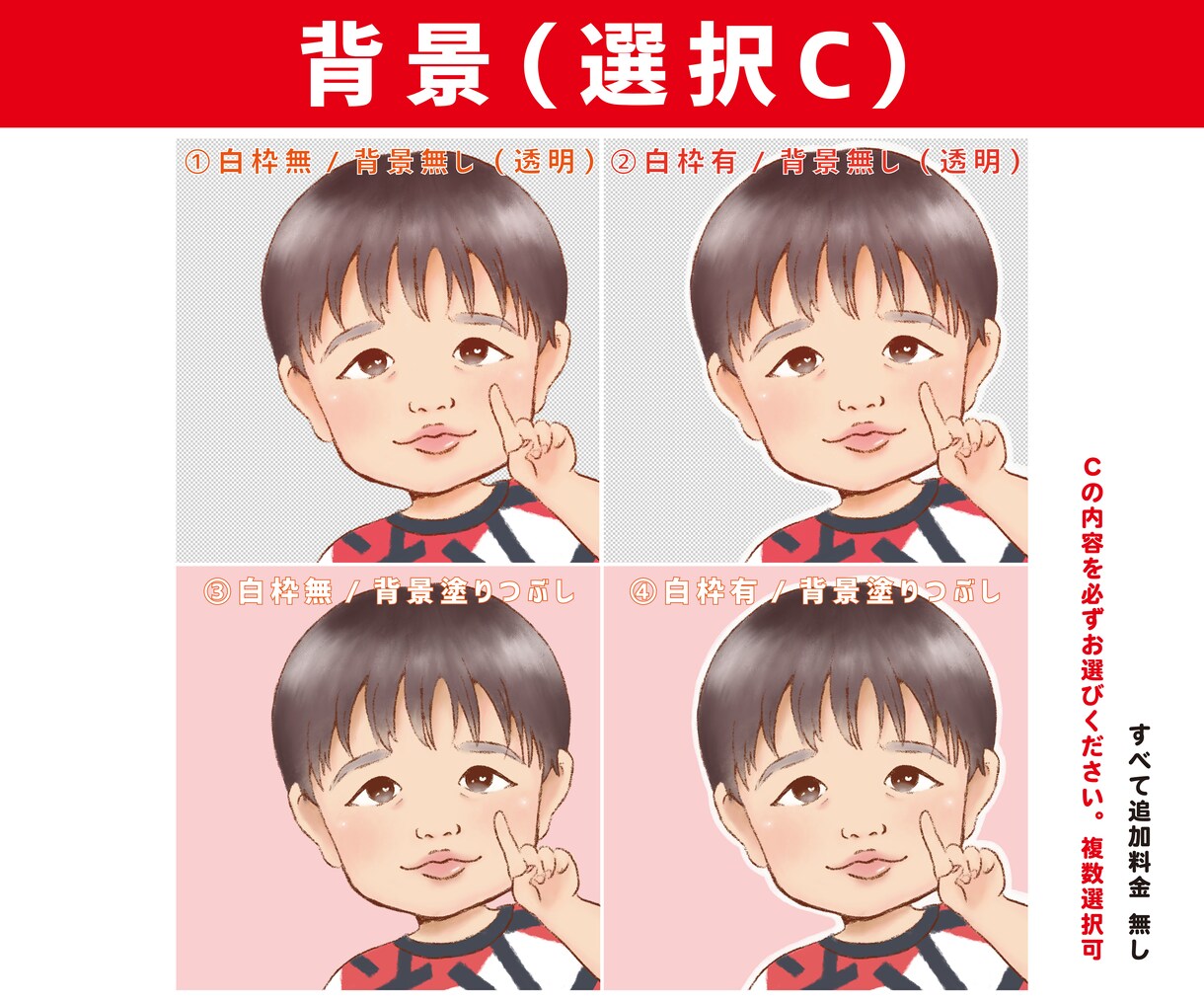 デジタル似顔絵ふんわりタッチのイラストを作成します 喜ばせたい相手へのプレゼントにぴったりです♪ イメージ7