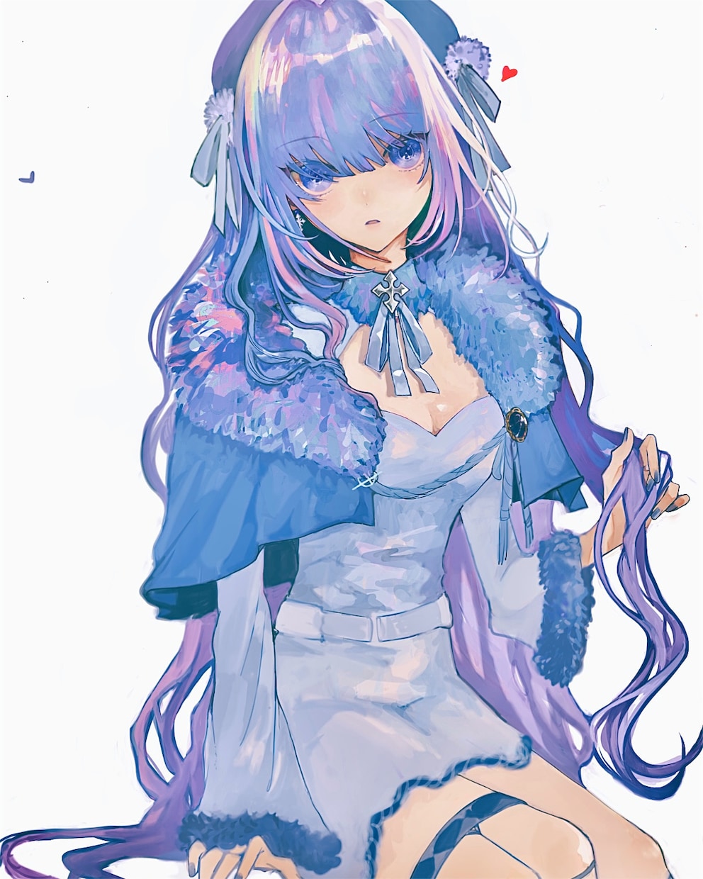 アイコンイラスト・立ち絵・一枚絵制作します ゴシック/ロリィタ/幻想的な一枚を イメージ3