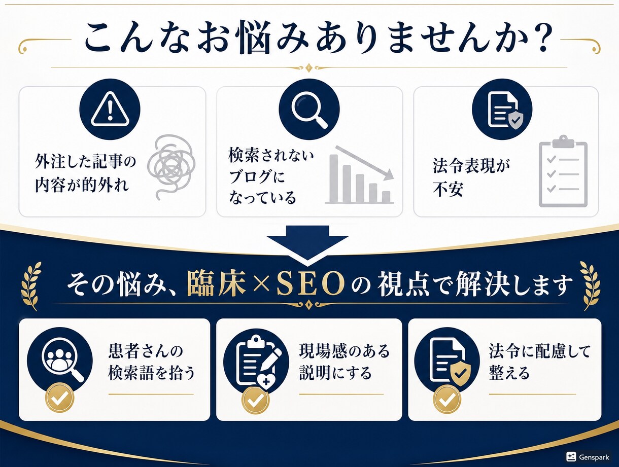 鍼灸師×webマーケターがSEO記事を書きます 臨床とSEO、両方わかる人間が書きます！ イメージ5