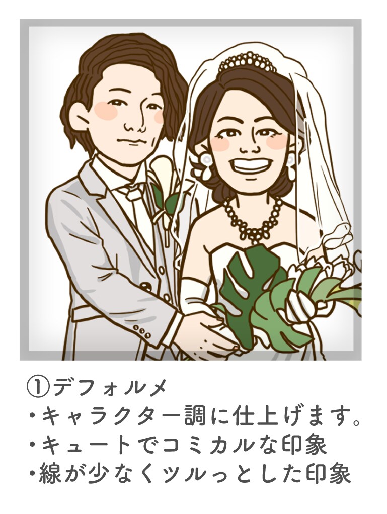 お写真を元に、ポップなウェルカムボードを制作します デフォルメ調から実写風まで、パキッとした絵柄がお好きな方へ イメージ5