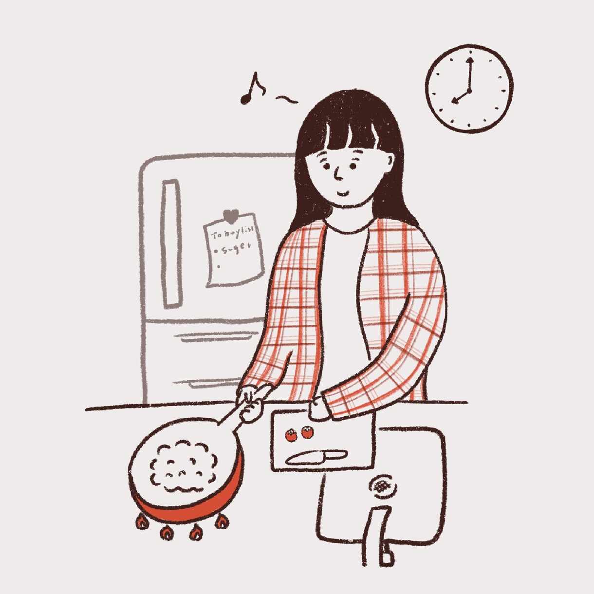 やさしいイラスト挿絵描きます 生活や仕事にまつわるあれこれをイラストで イメージ4