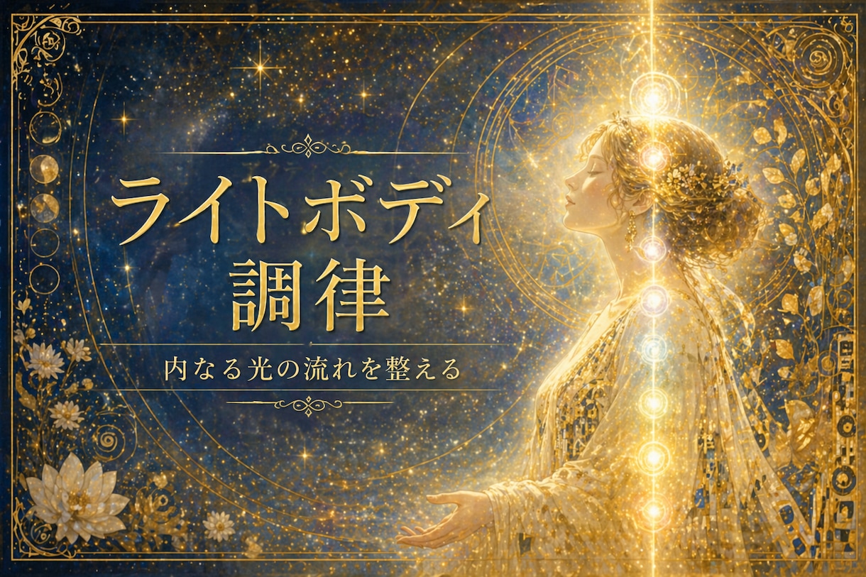 ライトボディをやさしく調律し、内なる光をひらきます 魂と光を結び、ハイヤーセルフとのつながりを身体レベルで安定化 イメージ1