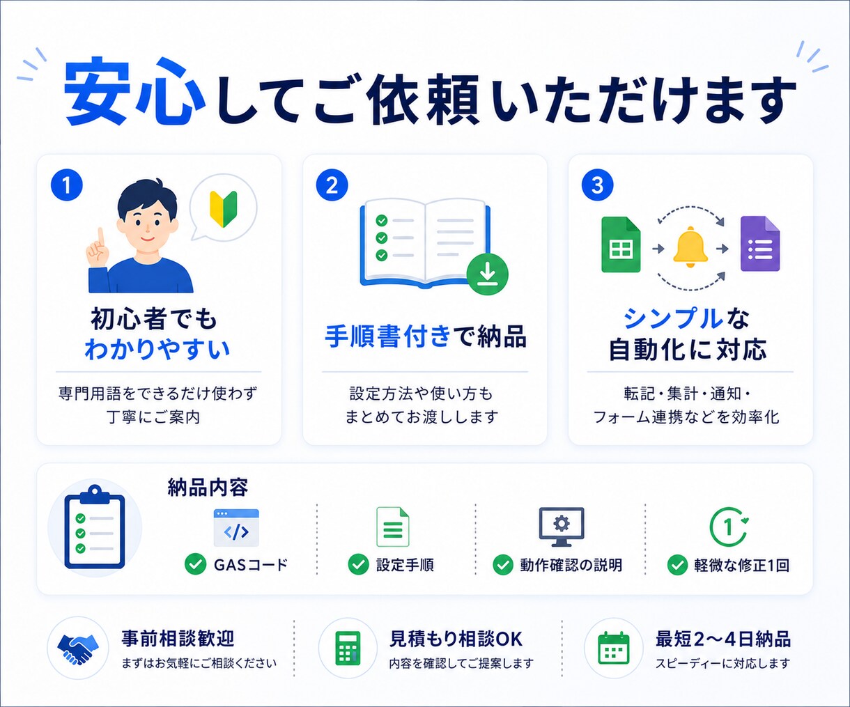 面倒な転記・集計を自動化します 毎日のコピペ作業をラクにします！ イメージ4