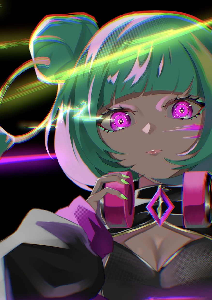 MV・Vtuber・SNS向けイラストを描きます 強い色彩表現で記憶に残る女の子イラストを制作します イメージ7