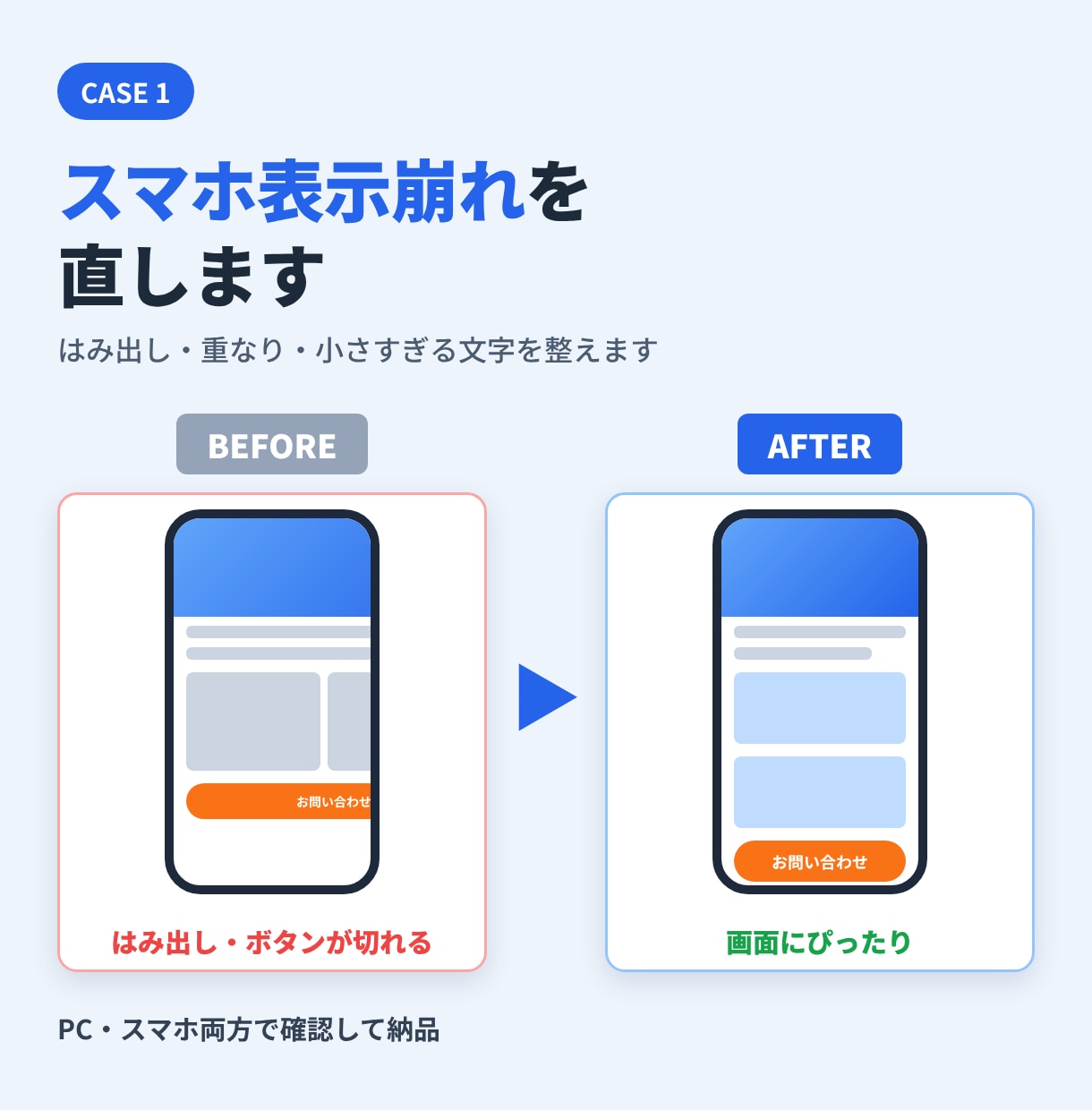 WordPressサイトの小さな修正を代行します スマホ表示崩れ・文字や画像の差し替えも丁寧に対応 イメージ2