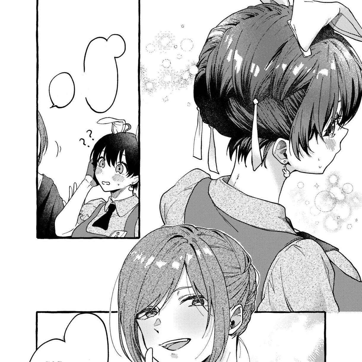 可愛く綺麗な本格モノクロ漫画制作いたします 雰囲気伝わればなんでもOK！丁寧で綺麗な作画を約束します！ イメージ3