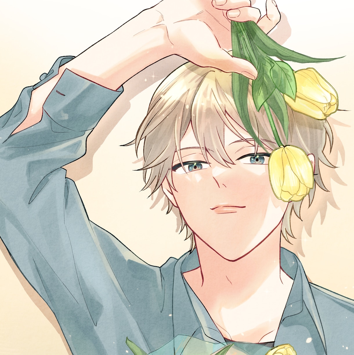 綺麗め男性キャラクター描きます SNSアイコン⭐︎動画のサムネイル⭐︎表紙や挿絵にぴったり！ イメージ1
