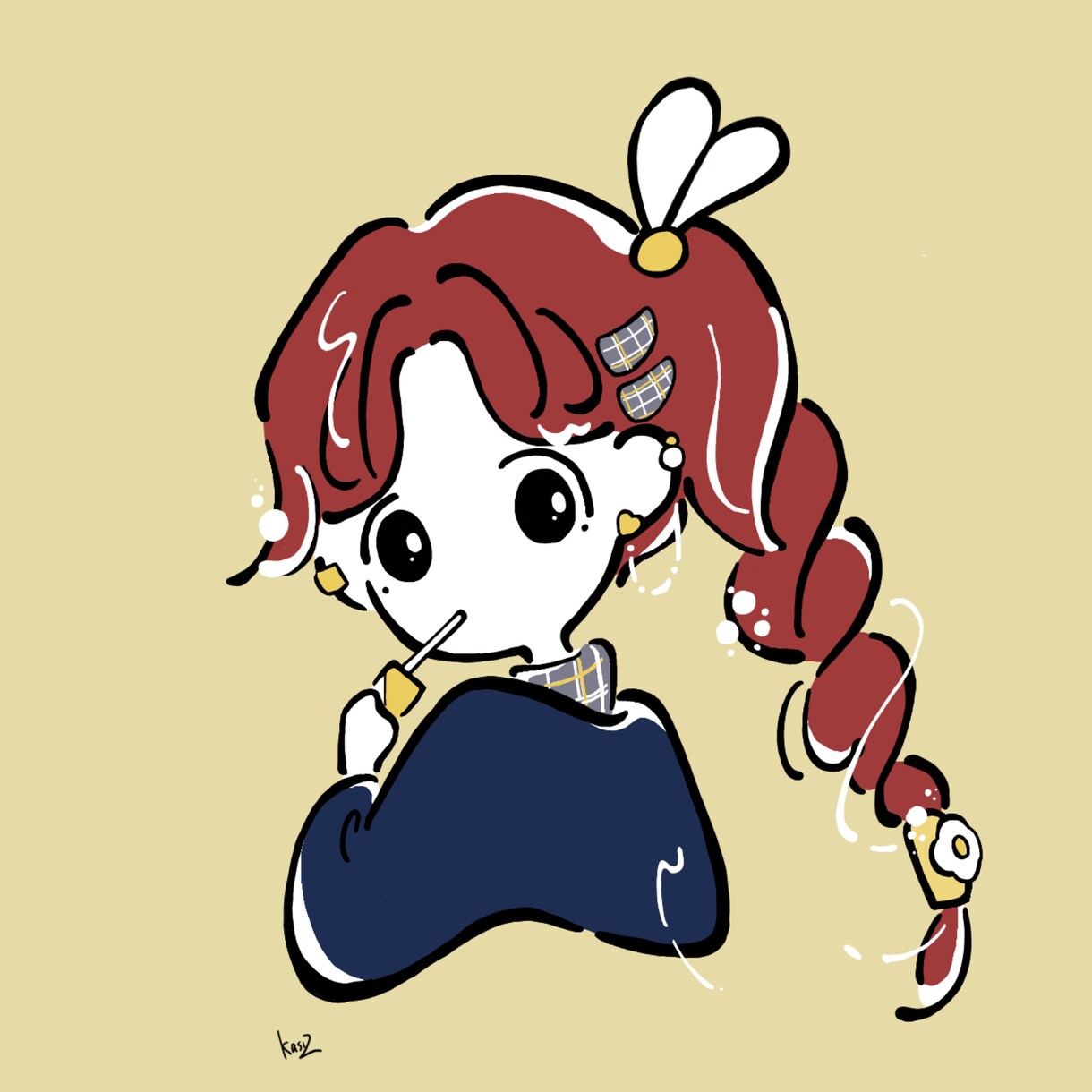 ぽってりゆるい。アイテムつきアイコン描きます 【あなた×お気に入りのモノ】で自分らしい世界観*。 イメージ6