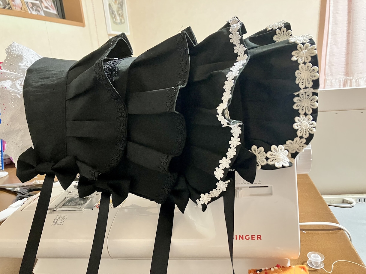 ロリータファッションのお洋服、頭物お作りします お洋服、小物の作成などお気軽にご相談ください！ イメージ5