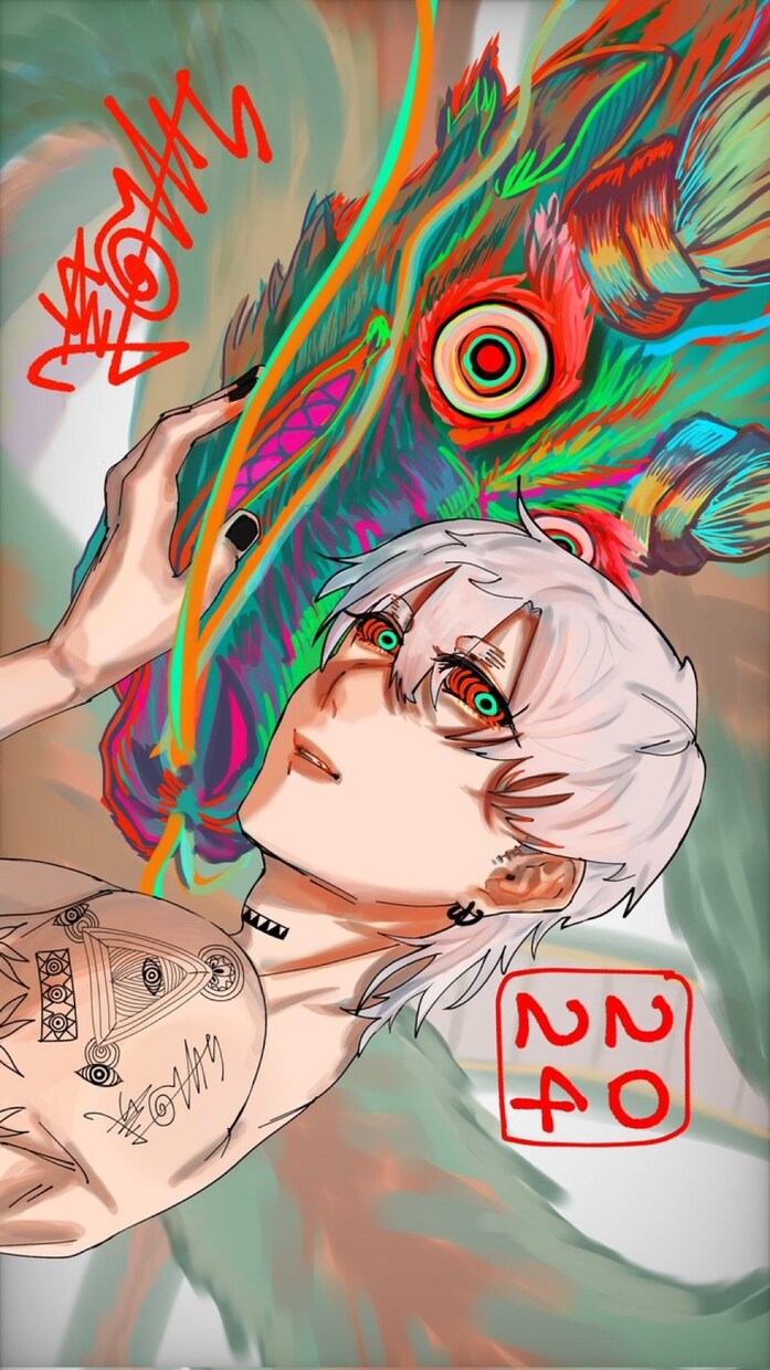 VTuberの1枚絵や音楽MVのイラストを描きます 貴方の世界観に合わせたイラストを制作します！ イメージ8