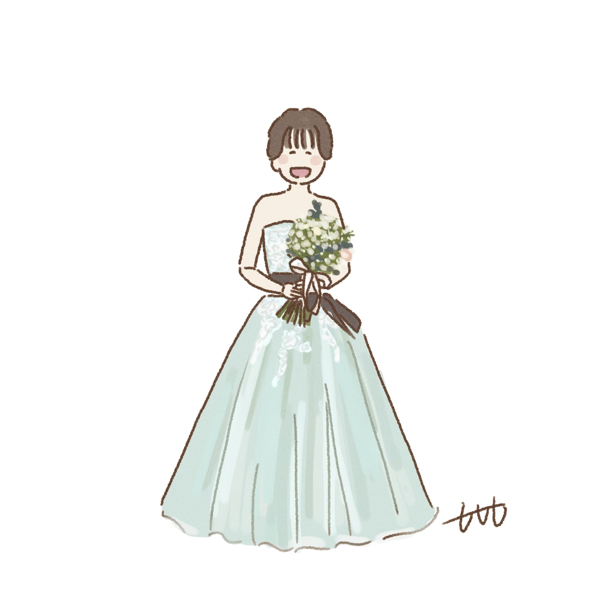 ゆるふわな似顔絵を描きます 結婚式・記念日のプレゼントやSNSアイコンなどにどうぞ イメージ6