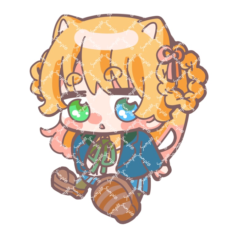 かわいい女の子のミニキャラ描きます 安く早く可愛い！幅広い使用用途です！ イメージ1