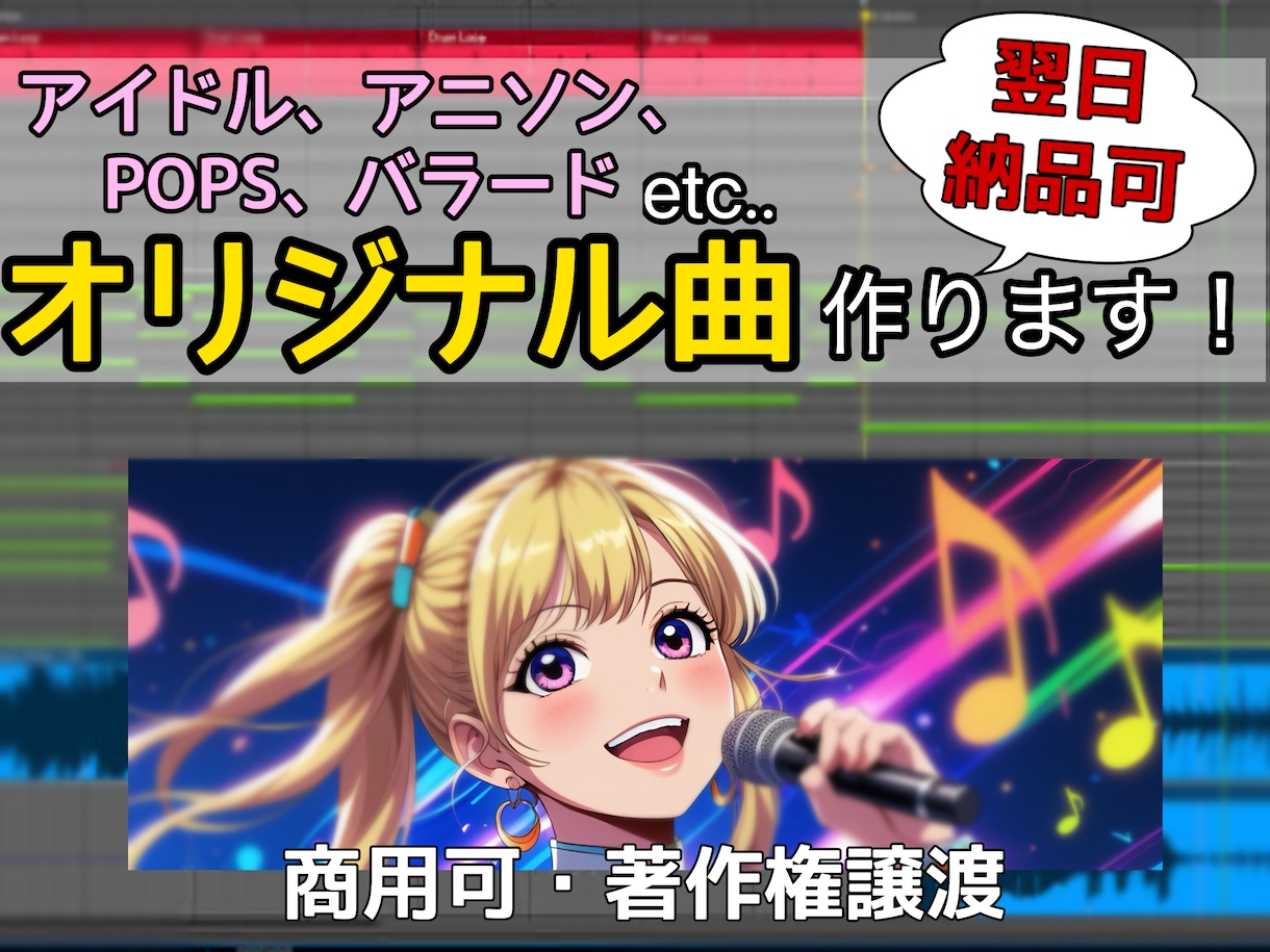 レコ大受賞者が、オリジナル楽曲制作します ピアノやエレピは生演奏なのでかっこよさが格段に違います！ イメージ1