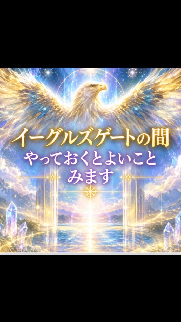 イーグルズゲートの間やっておくとよいことみます 10月23日～11月12日ごろまで　チャネリング イメージ1