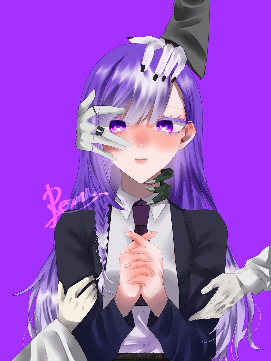 キラキラな儚いイラストを描きます 感情の色を、瞳に宿してイラストを描きます イメージ4