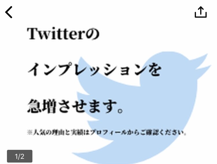 フォロワー11万人！！！ツイート拡散します 3万インプ保証！最大48万以上拡散されます！ イメージ1