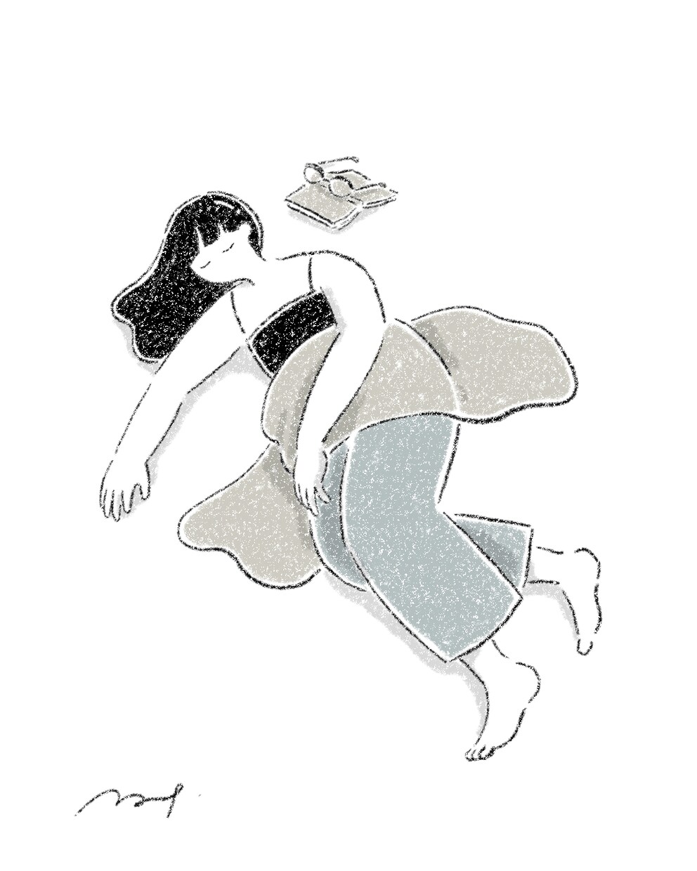 温かみのある線画イラスト描きます 人物、動物、植物、食物など…線画で描きます。商用込み。 イメージ6