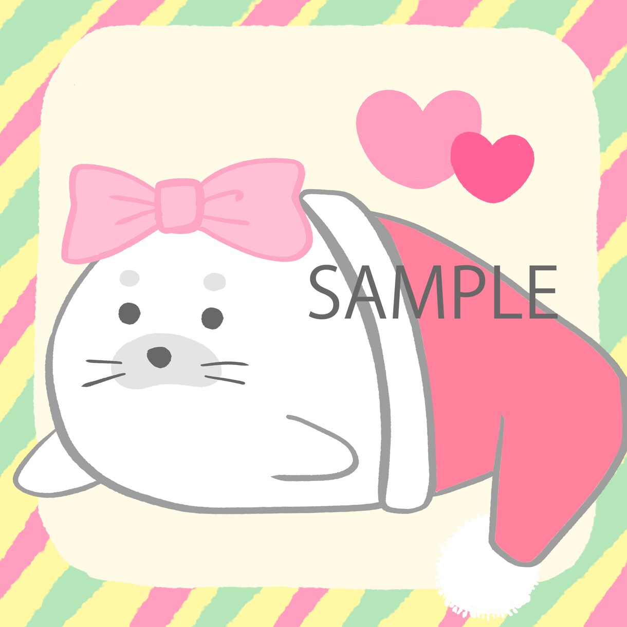 ゆるかわなイラスト描きます パステル調のゆるかわなイラストをお描きします＊ イメージ4