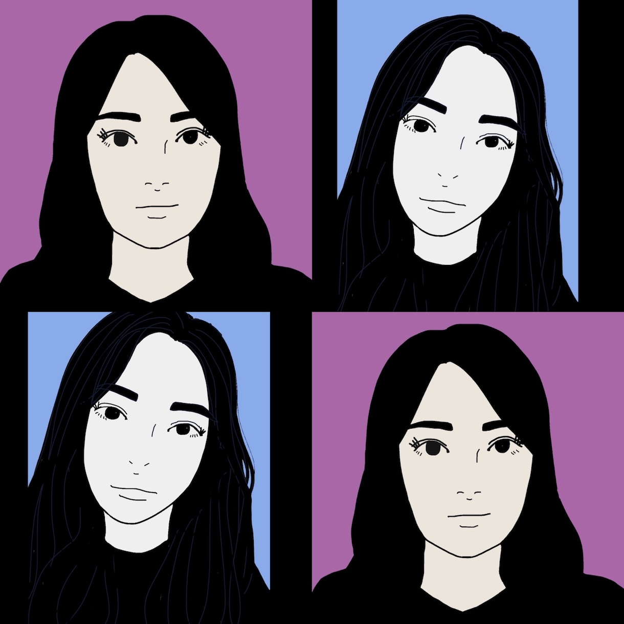 アイコン用似顔絵描きます SNSなどに使えるアイコンを描きます！ イメージ1
