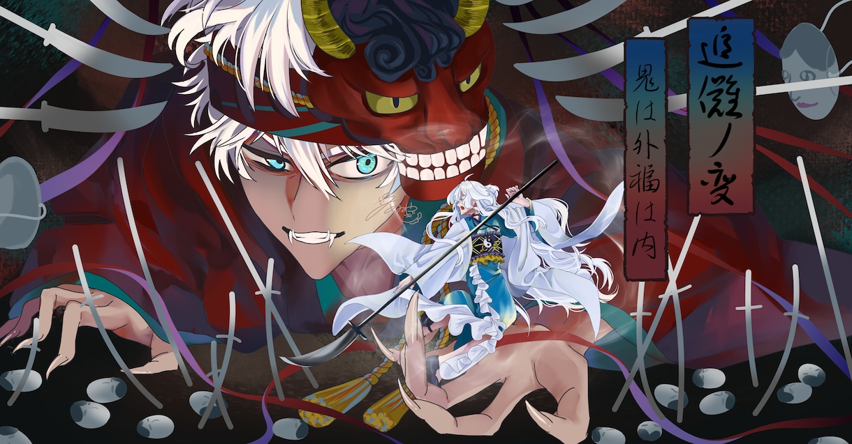 背景あり一枚イラスト作成します MV、記念、キービジュアルなど背景ありのイラストを描きます！ イメージ7