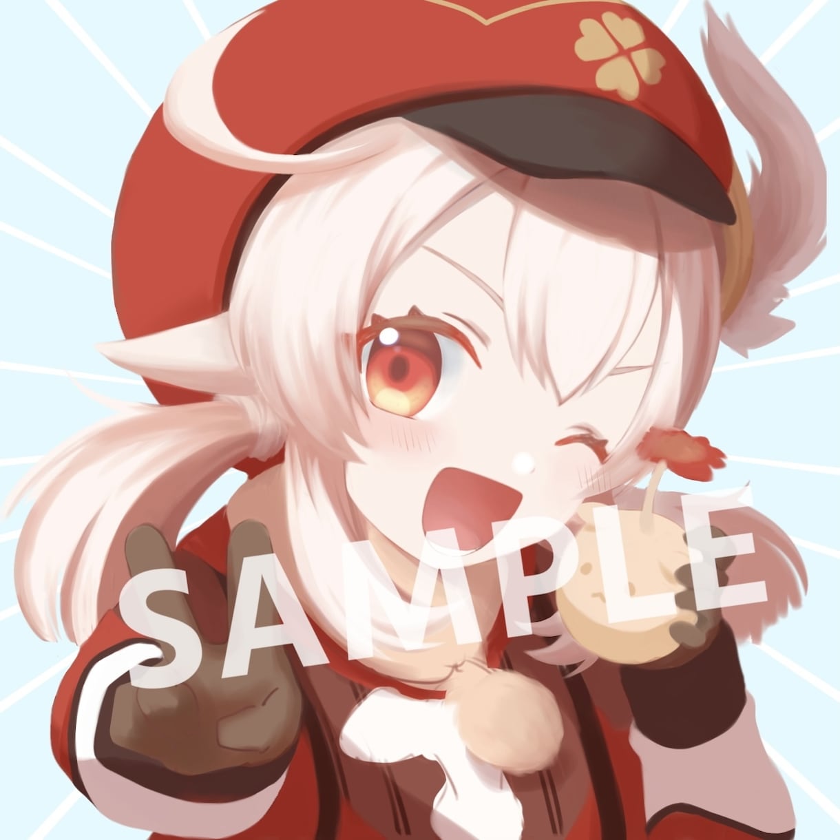 かわいい厚塗り風SNSアイコンの制作など承ります 商用利用可。配信や動画一枚絵などにも対応！ イメージ10
