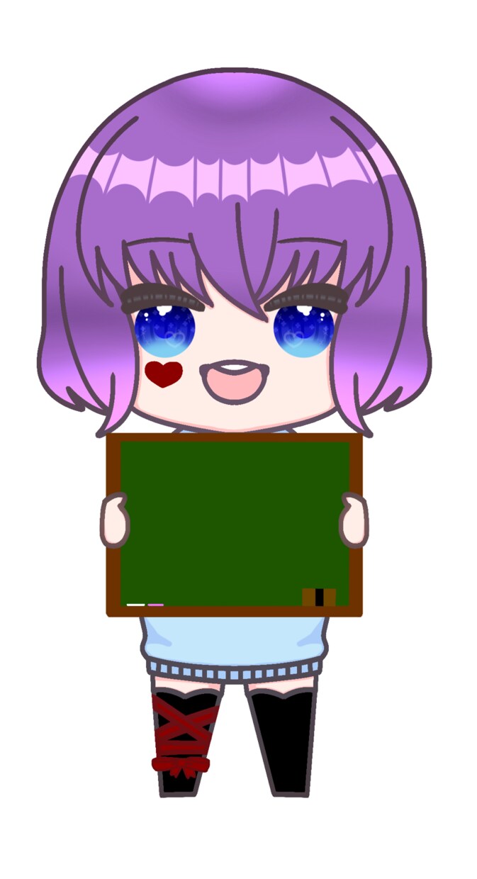 デフォルメキャラを使ったお知らせボードを作成します かわいいミニキャラで告知しよう！！ イメージ1