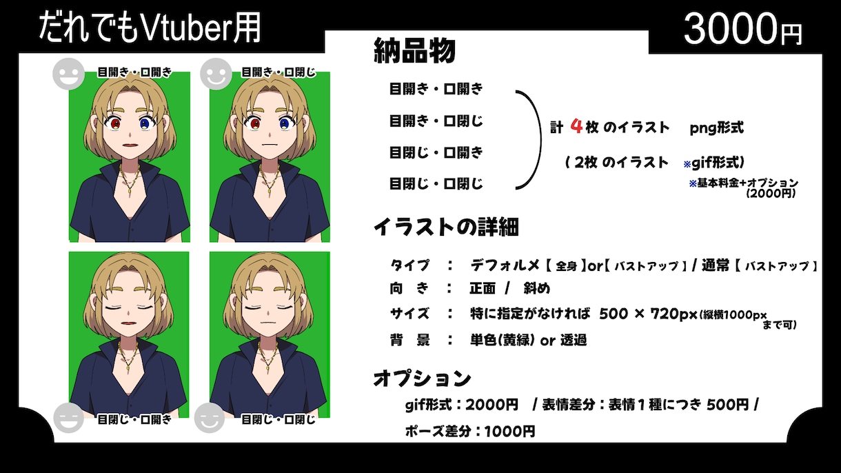動画でちょこっと動かすイラストを描きます ゲーム実況や解説動画などのおともに イメージ3