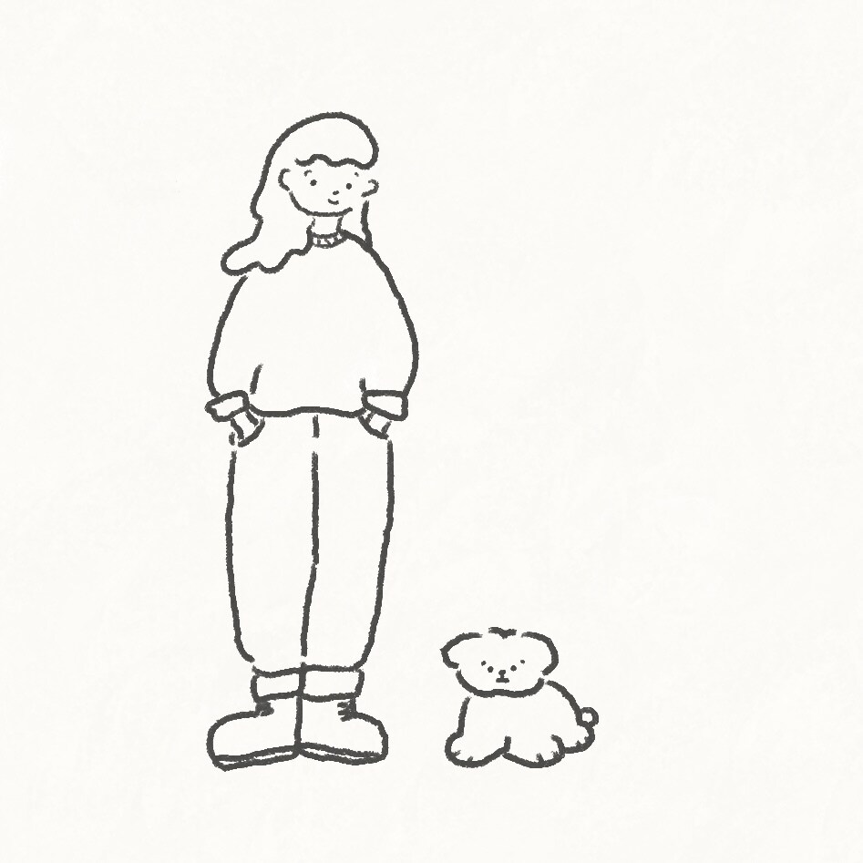 シンプルでやさしい線画でアイコンやロゴを作成します あたたかみのあるイラストに仕上げます◎ イメージ1