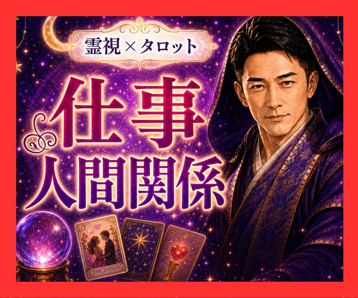 霊視タロット✡️仕事・人間関係・転職を鑑定します 仕事・職場の人間関係・転職を霊視で視えたままお伝えします イメージ1